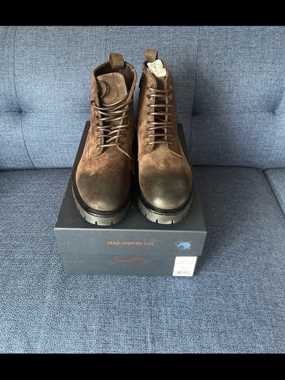 Good Man Men’s Modern City Suede Boots-Size 11-New